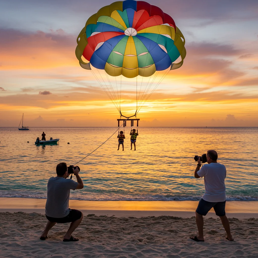 Capturing the Moment: Photos and Videos During Parasailing