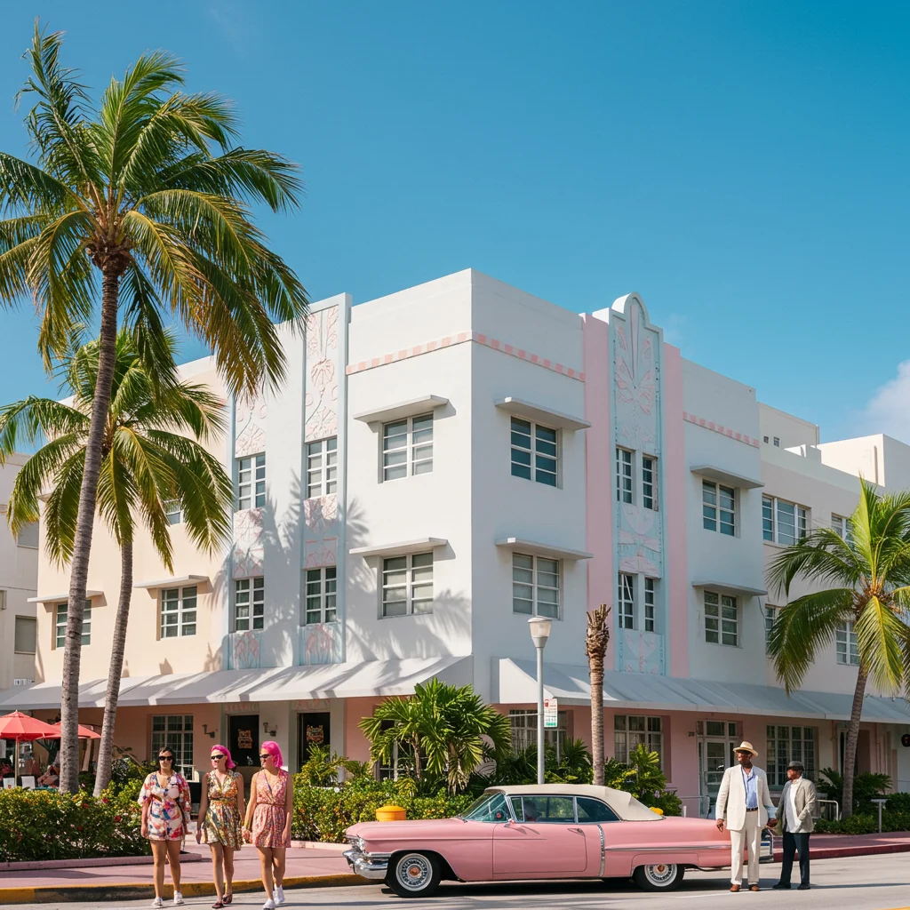 What Architectural Features Define Miami Art Deco?