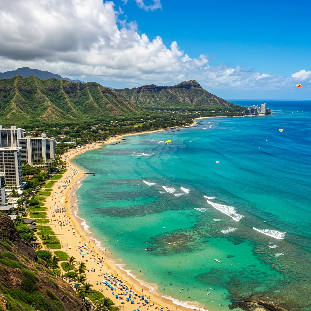 Best Places for Parasailing in Oahu
