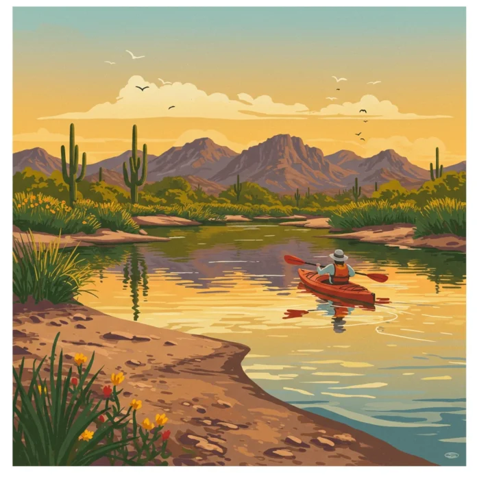 Kayak the Desert: Salt River’s Serene Currents