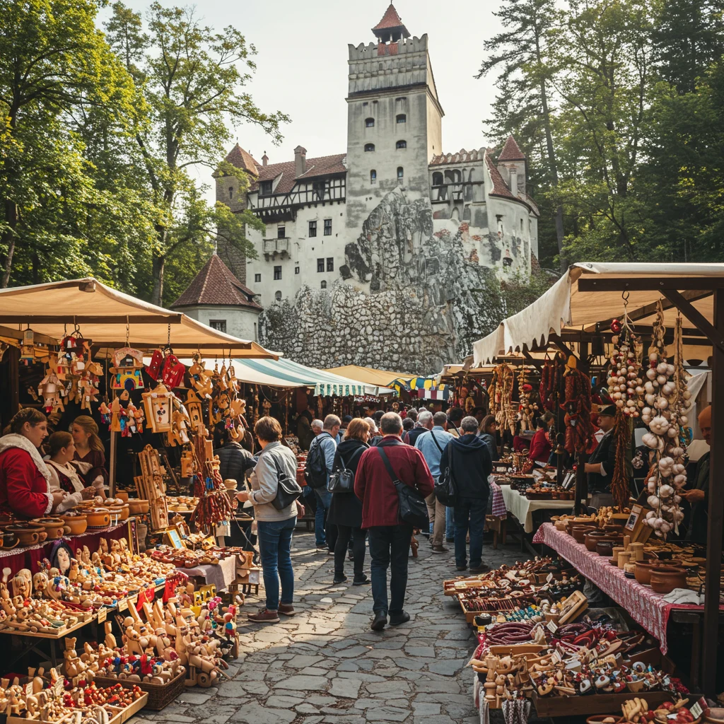 Souvenirs and Shopping at Bran Castle