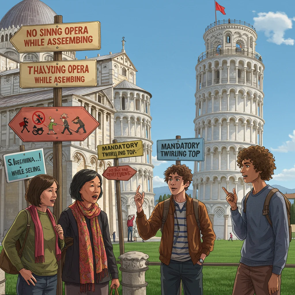 What Are the Rules for Climbing the Pisa Tower?