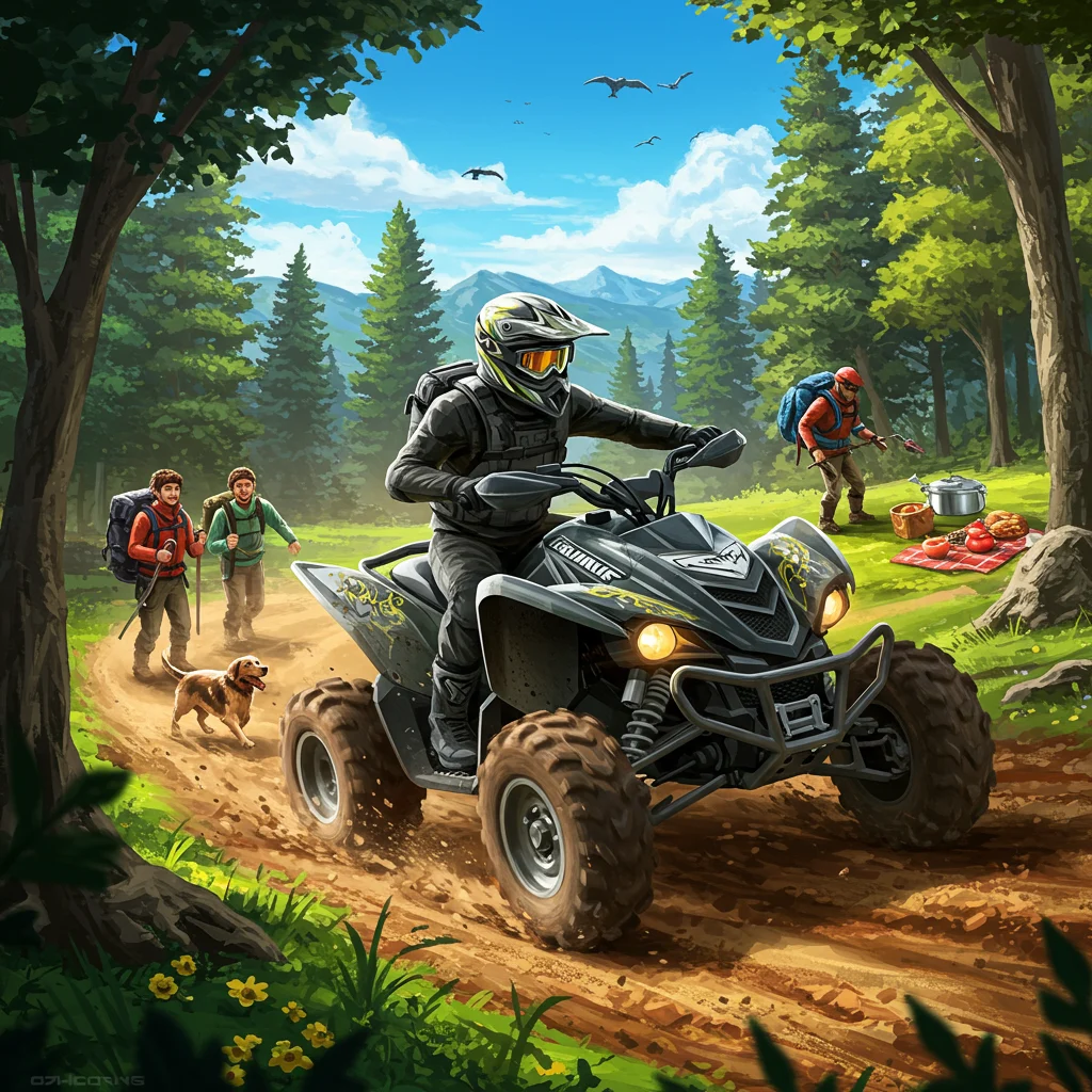 Combining ATV Adventures with Other Outdoor Activities