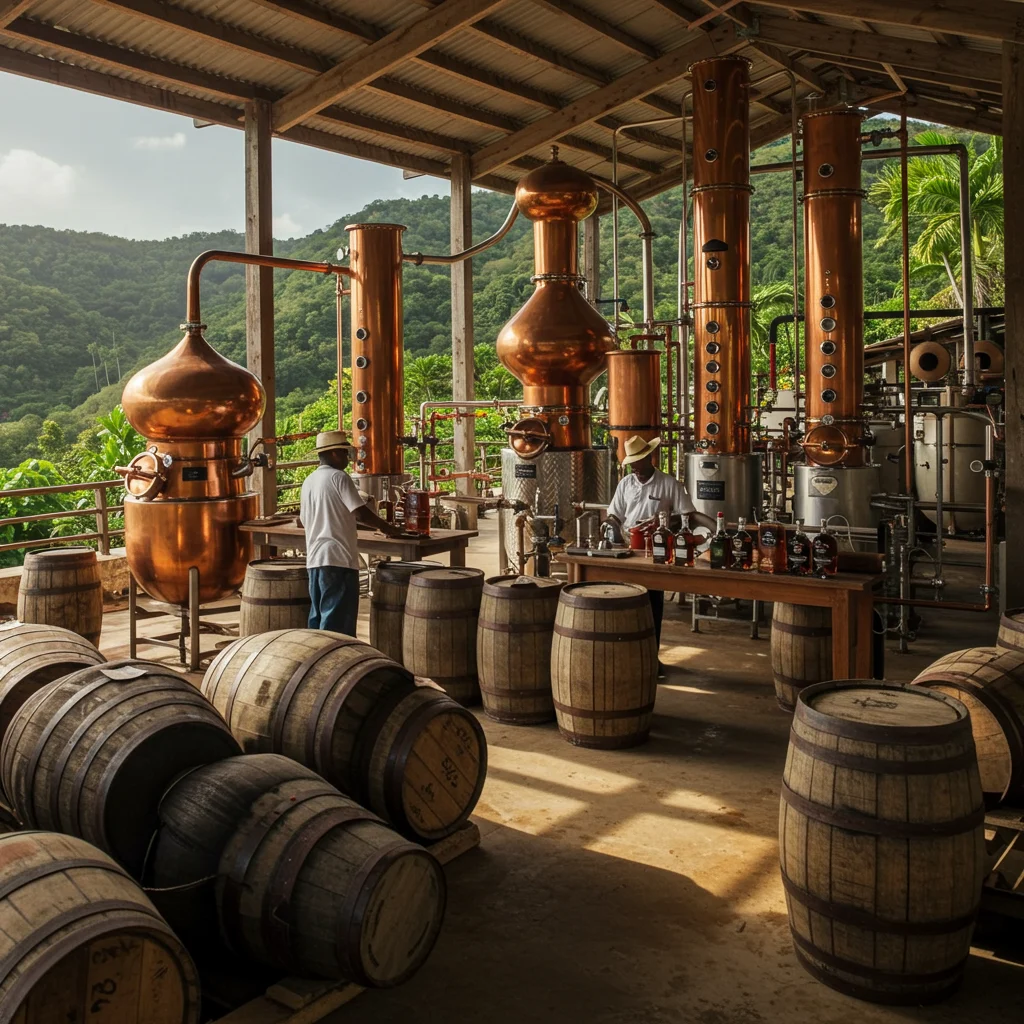 Rum Distilleries: A Taste of History