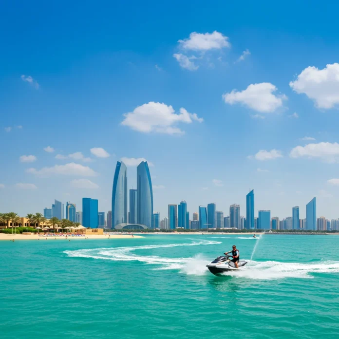 Splash Dubai-Style: Jet Skiing in Abu Dhabi