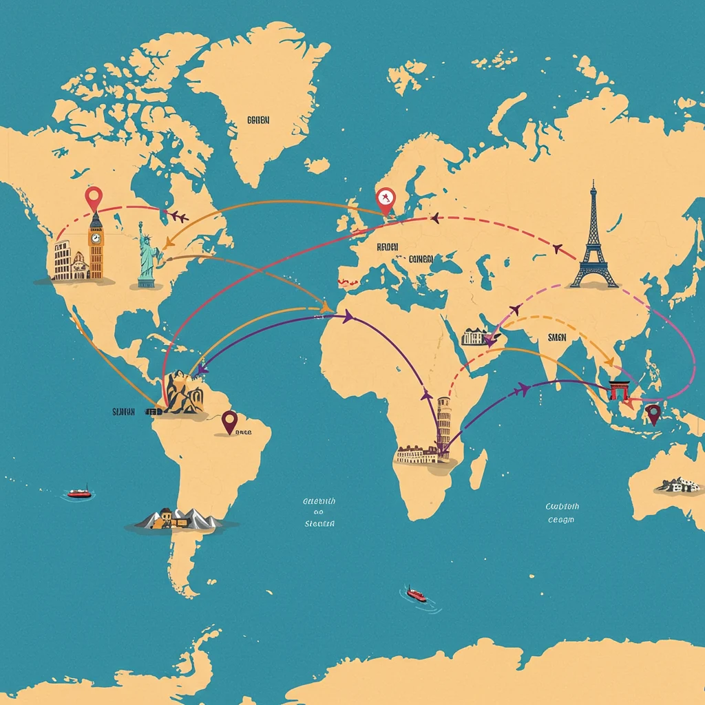 The Flight Route: Landmarks and Highlights