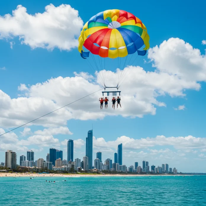 Soar High: Parasailing on the Gold Coast