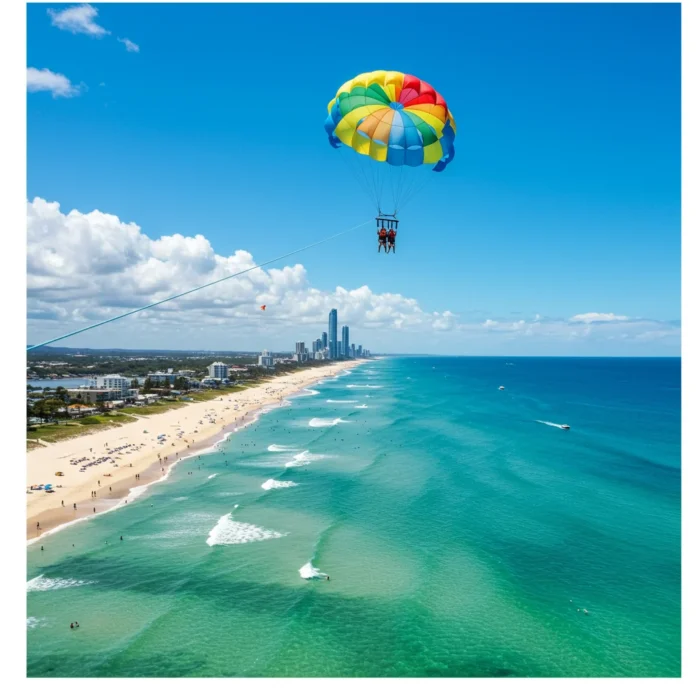 Soar High: Parasailing on the Gold Coast